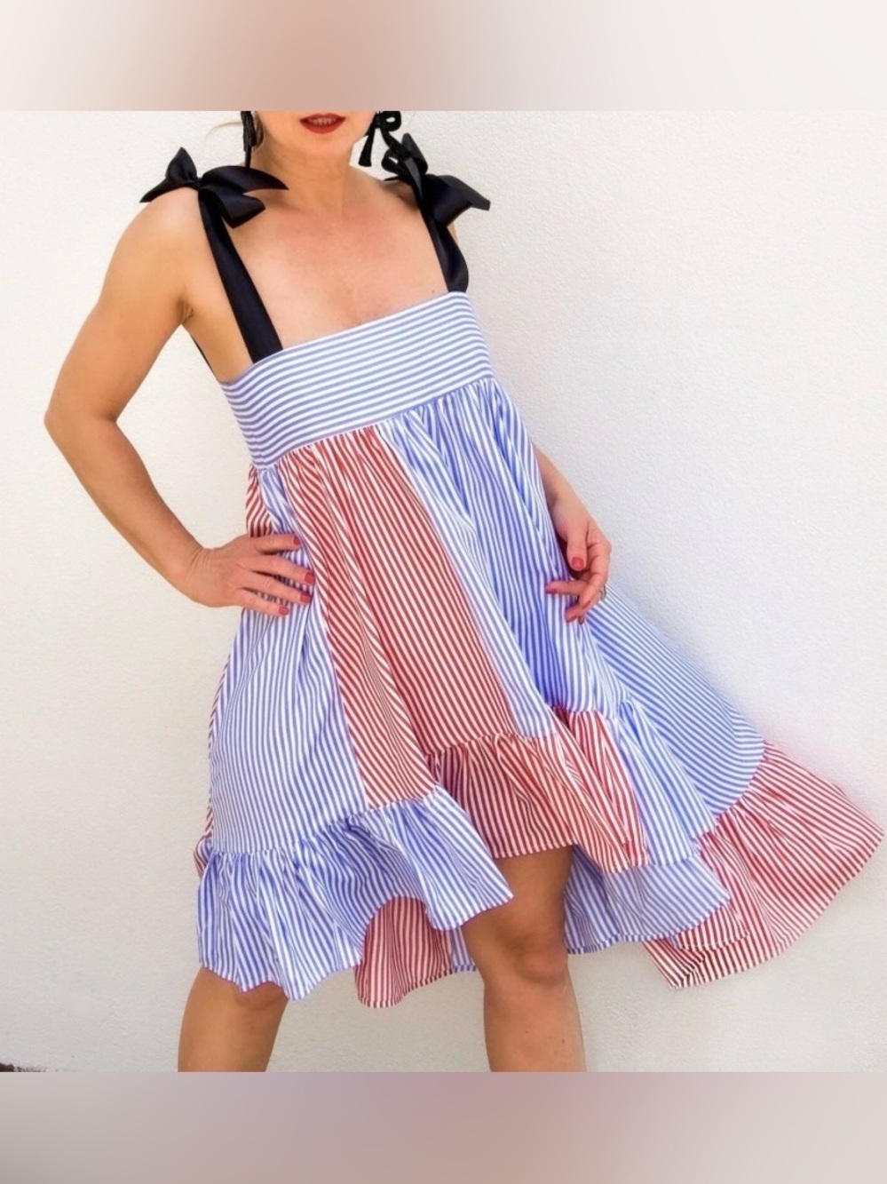 Fourth of July Hi/Lo Dress